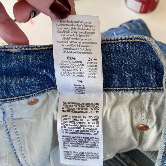 MOTHER THE INSIDER ANKLE DOOM & BLOOM HI RISE ANKLE FLARE BOOTCUT STRETCH DENIM - Picture 10 of 16